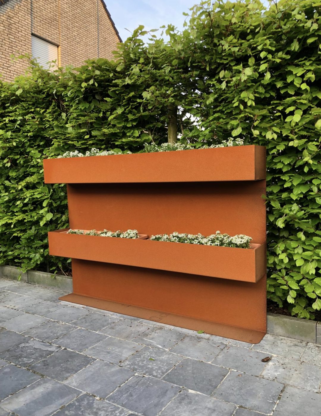 Cortenstaal Kruidenrek | Cortenstaal Afboording | Cortenstaal Plantenbak | Cortenstaal Bloembak | Cortenstaal Vuurhaaard | Cortenstaal Vuurschaal | Cortenstaal Brievenbus | Cortenstaal Waterelement | Cortenstaal Vijver