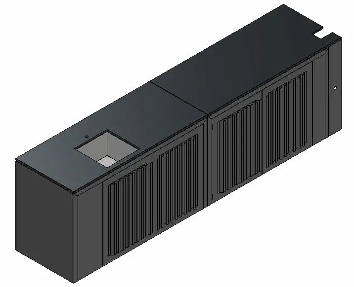 Ontwerp van een op maat gemaakte buitenkeuken in 3D