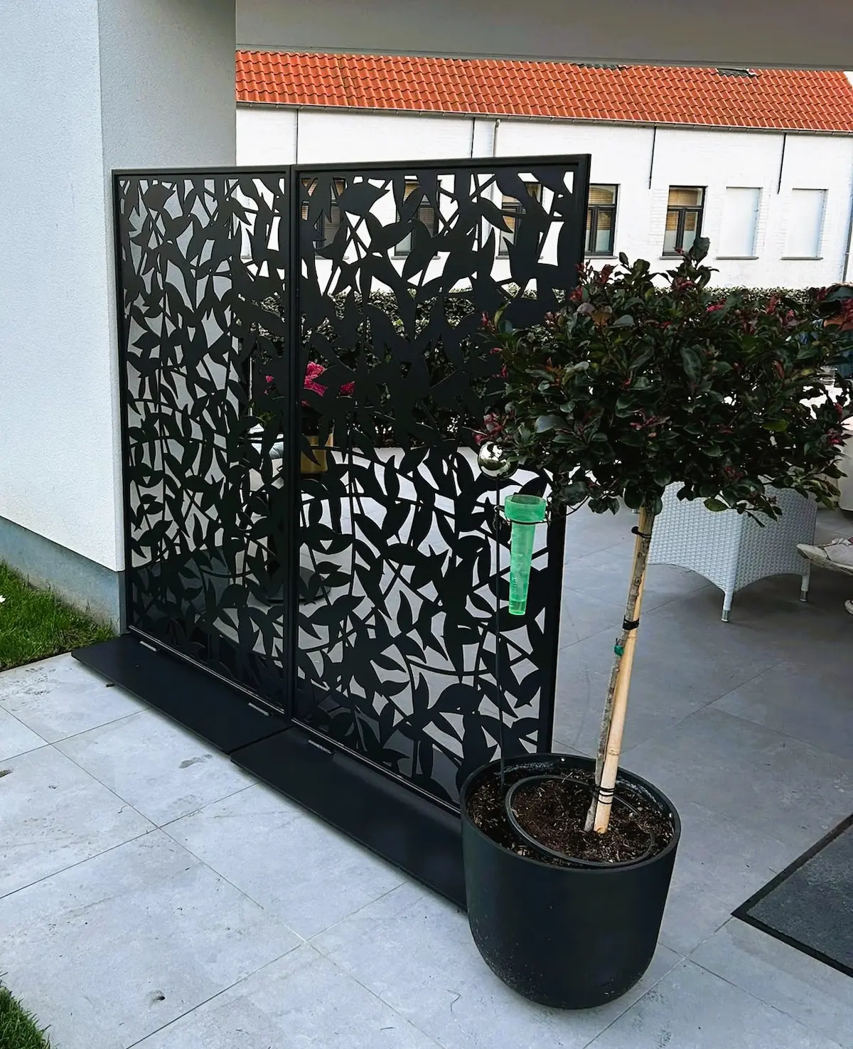 Op maat gemaakte metalen tuinafschermingspanelen met decoratief motief en poedercoating